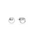 ფოტო #4 პროდუქტის Round Cut, White, Constella Stud Earrings