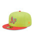 Фото #3 товара Men's Green, Red Oakland Athletics 50th Anniversary Cyber Highlighter 59FIFTY Fitted Hat