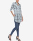 Фото #3 товара Women's Plaid Tunic Top Shirt