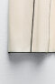 Фото #9 товара Юбка миди с рельефами и контрастными швами ZARA