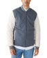 ფოტო #1 პროდუქტის Men's Skyline Reversible Weather-Resistant Varsity Jacket