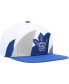 Men's White, Blue Distressed Toronto Maple Leafs Vintage-Like Sharktooth Snapback Hat