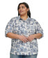 Plus Size Whimsical Woven Shirt, First@Macy’s