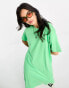 Фото #2 товара Only oversized maxi t-shirt dress in bright green