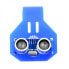 Фото #2 товара Mounting bracket for distance sensor HC-SR04 - blue