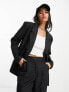 Фото #1 товара Noisy May tailored blazer co-ord in black