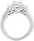 ფოტო #3 პროდუქტის Diamond Channel-Set Engagement Ring (2 ct. t.w.) in 14k White Gold