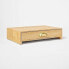 Wooden Monitor Stand with Drawer Naturals - Threshold