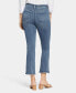 Фото #2 товара Women's High Rise Slim Cropped Flared Stretch Denim Jeans