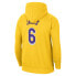 [DB1181-728] Mens Nike NBA LA LAKERS LEBRON JAMES #6 FLEECE PULLOVER HOODIE