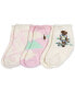 ფოტო #1 პროდუქტის Baby Girls 3-Pk. Magnolia Grove Bear Socks