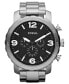 Фото #1 товара Часы Fossil Nate Stainless Steel 50mm