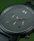 ფოტო #6 პროდუქტის Men's Chrono Ceramic Matte Olive Green Ceramic Bracelet Watch 45mm