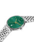 ფოტო #2 პროდუქტის Women's Swiss Florence Diamond (1/20 ct. t.w.) Stainless Steel Bracelet Watch 38mm