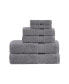 Набор полотенец для ванной Madison Park Quick Dry 6 шт. Черный, Bath Towel Set - фото #1