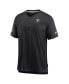 ფოტო #3 პროდუქტის Men's Black Las Vegas Raiders 2022 Sideline Coach Chevron Lock Up Performance V-Neck T-shirt