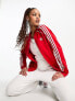 Фото #1 товара adidas Originals Adicolor track top in scarlet