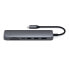 Фото #5 товара Satechi Aluminum USB-C Slim Multi-Port 7 in 1 Adapter"Space Grau USB-C 7 in 1