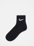 Nike Training Everyday Lightweight 3 pack ankle socks in black