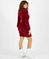 Фото #2 товара Women's Sadie Eyelash-Knit Sweater Dress