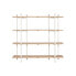 Shelves Home ESPRIT White Metal Fir 188 x 42 x 180 cm
