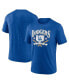 Men's Heather Royal Los Angeles Dodgers Home Team Tri-Blend T-Shirt