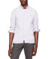 ფოტო #1 პროდუქტის Men's Poplin Long Sleeve Button-Down Shirt