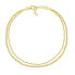 Double ball gold plated bracelet BRC118Y