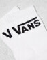 Vans 3 pack classic half crew socks in white