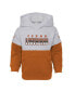 Фото #3 товара Комплект для малышей OuterStuff серый меланж, оранжевый Техасский Longhorns "Playmaker" с капюшоном и брюками
