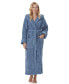 Women's Hooded Full Length GOTS Certified Organic Turkish Cotton Bathrobe