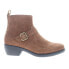 Фото #1 товара Propet Memphis Zippered Booties Womens Brown Casual Boots WFX245S-BIB