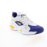 Reebok Solution Mid Mens White Leather Lace Up Athletic Basketball Shoes