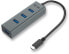 Фото #1 товара HUB USB I-TEC 4x USB-A 3.0 (C31HUBMETAL403)