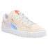 Фото #2 товара Puma PolkaDot Man X Classic Iridescent Suede Lace Up Mens Beige Sneakers Casual