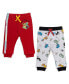 Фото #1 товара Gryffindor Hufflepuff Raven claw Slytherin Baby 2 Pack Pants Newborn to Infant