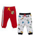 Gryffindor Hufflepuff Raven claw Slytherin Baby 2 Pack Pants Newborn to Infant red / grey, 18 месяцев - фото #1