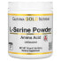 Фото #1 товара Аминокислоты California Gold Nutrition L-Serine Powder, AjiPure, без вкуса, 454 г