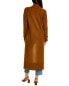 Фото #2 товара Philosophy Cashmere Shawl Collar Cashmere Duster Women's Brown Xs