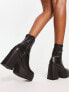 ALDO Grandstep chunky platform sock boots in black