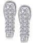 Фото #2 товара Diamond Hoop Earrings (1/2 ct. t.w.)