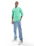 Polo Ralph Lauren icon logo twill shirt slim fit in mid green