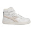 Фото #1 товара Diadora Magic Basket Mid Leather High Top Womens White Sneakers Casual Shoes 17