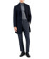 ფოტო #1 პროდუქტის Men's Slim-Fit Migor Dark Blue Overcoat