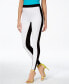 Фото #1 товара Hue Women's White/Black Color Block Illusion Ponte Leggings Size S 145586