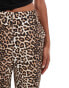 Фото #3 товара YAS high waisted flare trouser co-ord in leopard print - MULTI