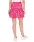 ფოტო #2 პროდუქტის Women's A-Line Placed Print Ruffle Skirt