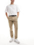 Selected Homme Bill slim fit chino in cream