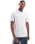 ASOS DESIGN pique polo shirt in grey