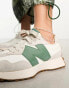 Фото #3 товара New Balance 327 trainers in white & green